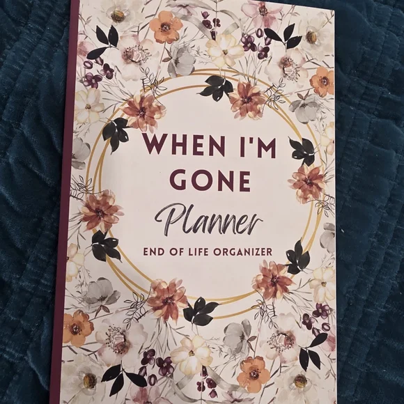 Floral End of Life Organizer Planner - Picture 1 of 11
